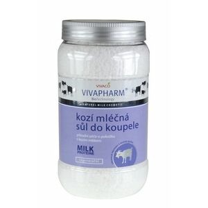 VIVAPHARM Sůl do koupele s kozím mlékem 1200 g obraz