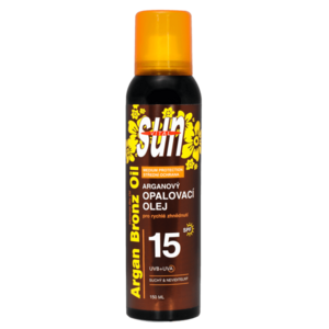 SUN VITAL Suchý opalovací olej s BIO arganovým olejem SPF 15, 150 ml obraz