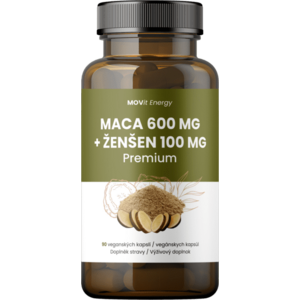 MOVIT ENERGY Maca 600 mg + Ženšen 100 mg, 90 kapslí obraz