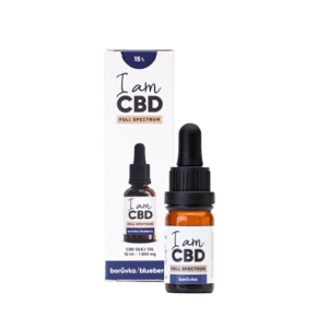 I AM CBD Full Spectrum CBD olej 15% s borůvkovou příchutí 10 ml obraz