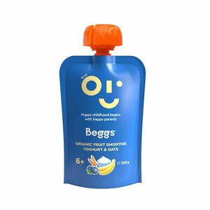 BEGGS BIO Smoothie s ovocem, jogurtem a ovesnými vločkami 120 g obraz