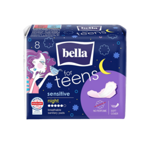 BELLA For teens night sensitive ultratenké vložky 8 ks obraz