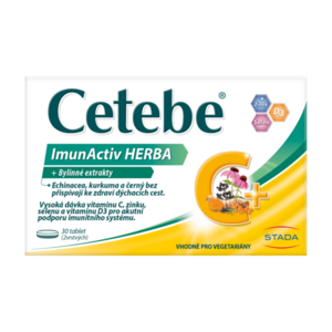 CETEBE ImunActiv Herba + Bylinné extrakty 30 tablet obraz