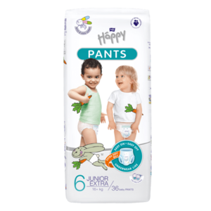 HAPPY Pants Junior Extra dětské pleny 16+kg 36 ks obraz