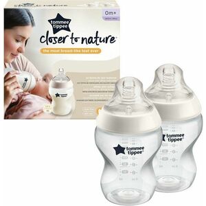 TOMMEE TIPPEE CTN kojenecká lahev ANTI-COLIC pomalý průtok 260 ml 0m+, 2 ks obraz