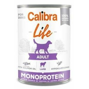 CALIBRA Dog Life konz.Adult Lamb 400 g obraz