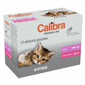 CALIBRA Cat kapsa Premium Kitten multipack 12 x 100 g obraz