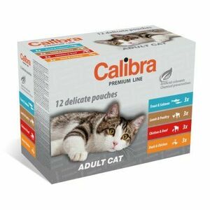 CALIBRA Cat kapsa Premium Adult multipack 12 x 100 g obraz