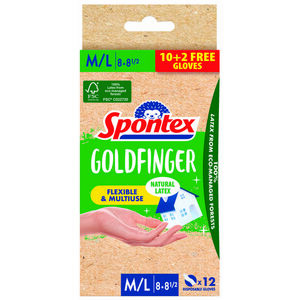 SPONTEX Godfinger jednorázové rukavice (M/L) 12 ks obraz