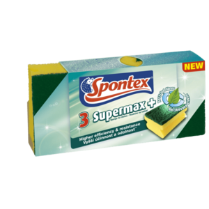 SPONTEX Supermax+ houba tvarovaná velká 3 ks obraz