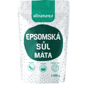 Allnature Epsomská sůl Máta 1000g obraz