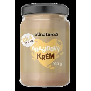 ALLNATURE Arašídový krém s bílou čokoládou 920 g obraz