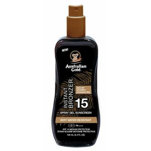 AUSTRALIAN GOLD SPF 15 Spray Gel + Bronzer 100 ml obraz