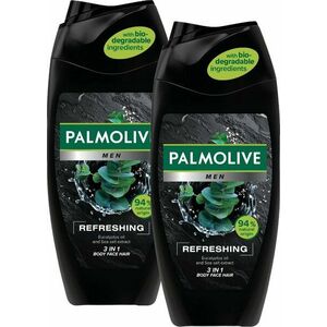 PALMOLIVE Men Refreshing sprchový gel 3v1 pro muže 2 x 250 ml obraz