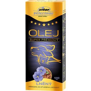 VITAR VETERINAE Lněný olej 500 ml obraz