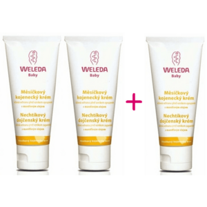 WELEDA Měsíčkový kojenecký krém 75ml 2+1 zdarma 3 x 75 ml obraz