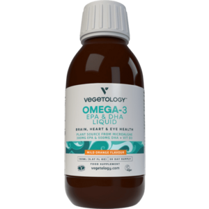 VEGETOLOGY Omega‑3 tekutý (jemná pomerančová příchuť) 150 ml obraz