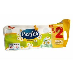 Perfex Camomile toaletný papier 8+2 3vrst obraz