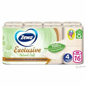 Zewa Deluxe Exclusive Natural Soft toaletný papier 4 vrst.16ks obraz