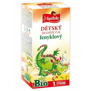 Apotheke DĚTSKÝ ČAJ BIO Fenyklový 20 x 1, 5 g obraz