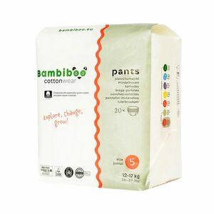 Bambiboo plenky PANTS Velikost 5. (20 ks)12-17kg obraz