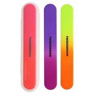 Tweezerman Neonové pilníky na nehty (Neon Nail Files) 3 ks obraz