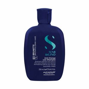 Alfaparf Milano Šampon neutralizující oranžové tóny Semi Di Lino Brunette (Anti-Orange Low Shampoo) 250 ml obraz