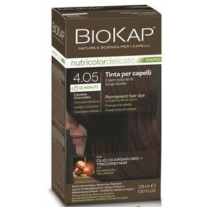 Biokap BIOKAP DELICATO RAPID barva na vlasy - 4.05 Čokoládově kaštanová 135 ml obraz