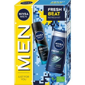 Nivea Dárková sada tělové péče Fresh Beat obraz