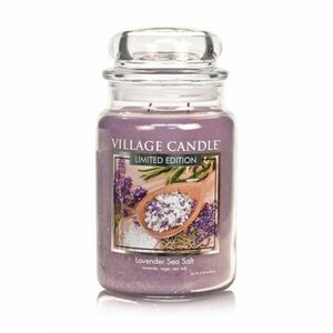 Village Candle Vonná svíčka ve skle Levandule s mořskou solí (Lavender Sea Salt) 602 g obraz