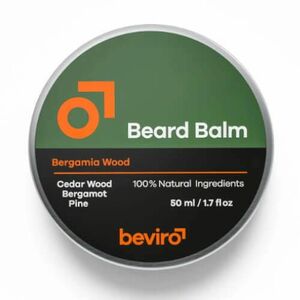 Beviro Balzám na vousy s vůní cedru, bergamotu a borovice (Beard Balm) 50 ml obraz