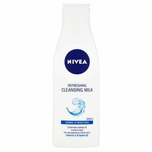 Nivea Osvěžující čisticí pleťové mléko pro normální až smíšenou pleť Aqua Effect 200 ml obraz