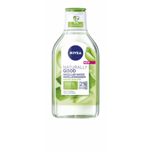 Nivea Micelární voda pro všechny typy pleti Naturally Good 400 ml obraz