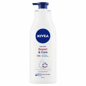 Nivea Regenerační tělové mléko Repair & Care 400 ml - s pumpičkou obraz