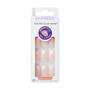 KISS Samolepící nehty ImPRESS Nails - Genuine 30 ks obraz