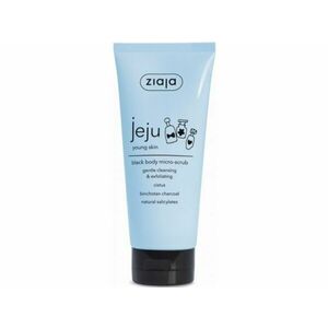 Ziaja Černý mikro-peeling & sprchový gel (Black Body Micro Scrub) 200 ml obraz