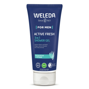 Weleda Pánský sprchový gel Active Fresh (3 in 1 Shower Gel) 200 ml obraz