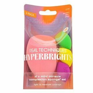 Real Techniques Hyperbrights XL + Mini Miracle Complexion Sponge Set houbička na make-up - set obraz