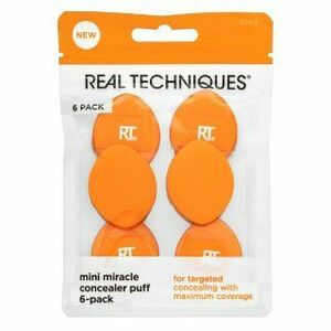 Real Techniques Mini Miracle Concealer Puff 6 Pack houbička na make-up obraz