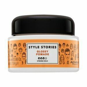 Alfaparf Milano Style Stories Glossy Pomade pomáda na vlasy pro silnou fixaci 100 ml obraz