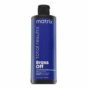 Matrix Total Results Brass Off Pigments Neutralisants Mask neutralizující maska pro barvené vlasy 500 ml obraz