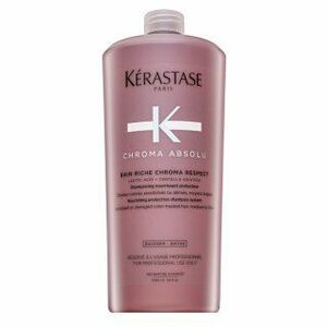 Kérastase Chroma Absolu Bain Riche Chroma Respect posilující šampon pro hrubé a barvené vlasy 1000 ml obraz