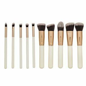 MIMO Makeup Brush Set Kabuki White 10 Pcs sada štětců obraz