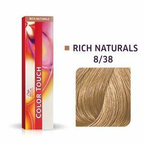 Wella Professionals Color Touch Rich Naturals profesionální demi-permanentní barva na vlasy s multi-dimenzionálním efektem 8/38 60 ml obraz