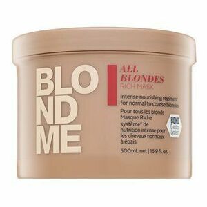 Schwarzkopf Professional BlondMe All Blondes Rich Mask vyživující maska pro blond vlasy 500 ml obraz