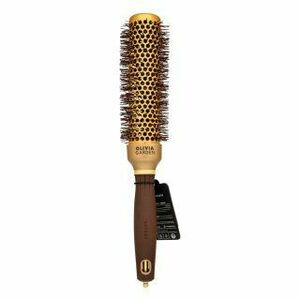 Olivia Garden Expert Blowout Shine Round Brush Wavy Bristles Gold & Brown 35 mm kartáč na vlasy obraz