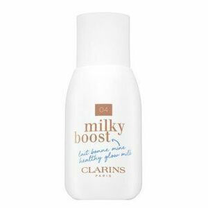 Clarins Milky Boost Foundation tónující a hydratační emulze pro sjednocenou a rozjasněnou pleť 04 Auburn 50 ml obraz