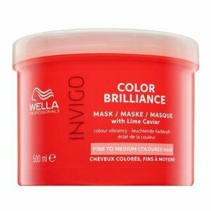 Wella Professionals Invigo Color Brilliance Mask with Lime Caviar Fine to Medium Colored Hair ochranná maska pro jemné barvené vlasy 500 ml obraz