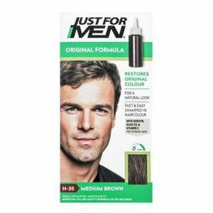 Just For Men Shampoo-in Haircolour barevný šampon pro muže H35 Medium Brown 66 ml obraz