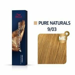 Wella Professionals Koleston Perfect Me+ Pure Naturals profesionální permanentní barva na vlasy 9/03 60 ml obraz